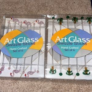 Art Glass swizzle sticks